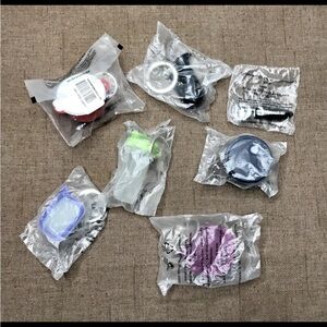 New Tupperware Lot of 7: 5 Keychains & 2 Magnets - No Duplicates - Collectible